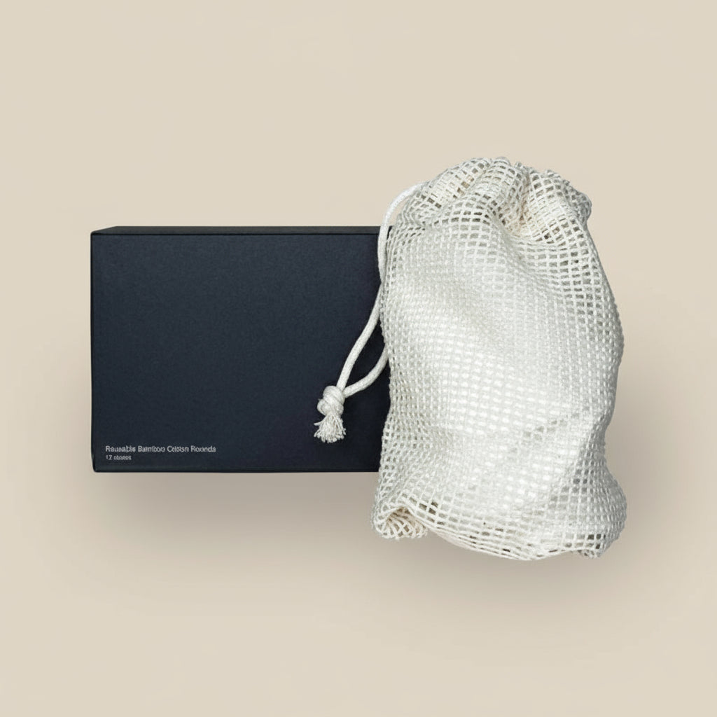 Reusable Bamboo Cotton Rounds (12-pack)