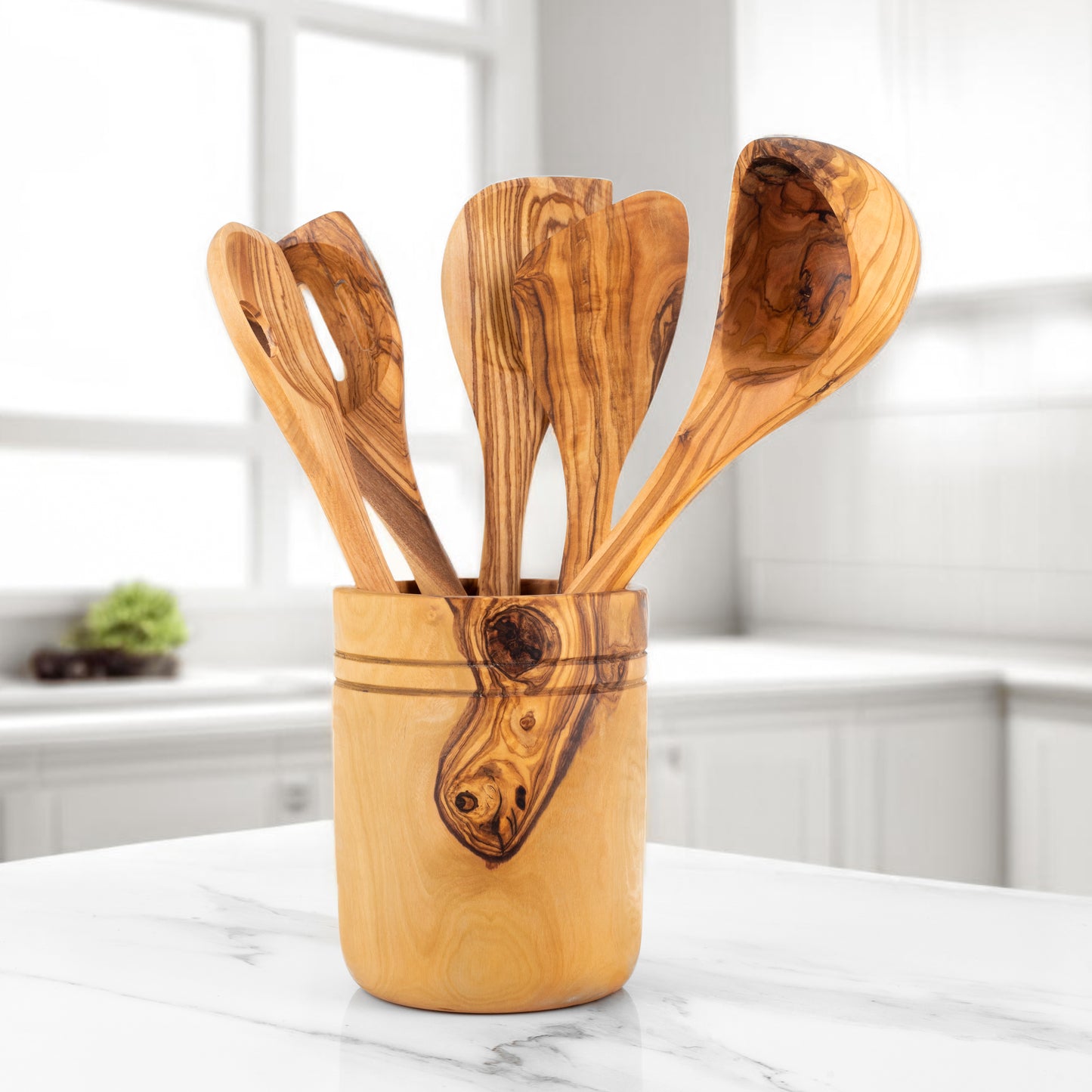 Handmade Olive Wood Kitchen Utensils