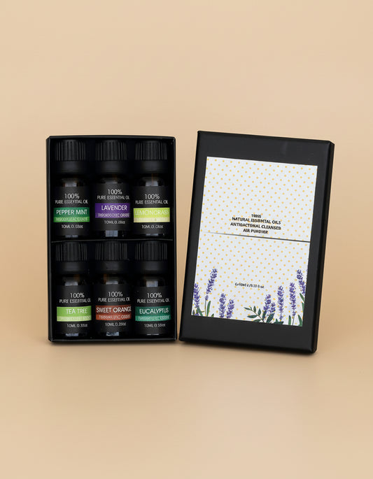 Essential Oils - 6 Scent Pack - 100% Natural